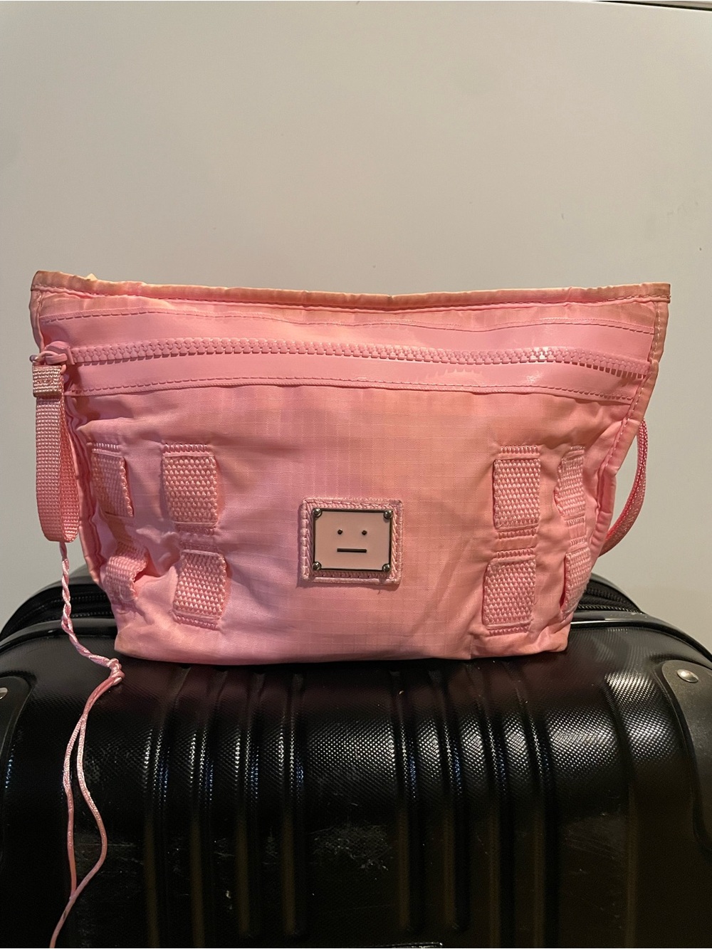 Acne Studios Bright Pink Ripstop Nylon Jitney Crossbody